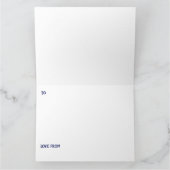 ミッドセンチュリーモダンハッピーファーザーズデイシルボーツ カード (内部)