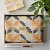 ミッドセンチュリーモダンハロウィーンデカップパターン 薄葉紙 (ギフト)