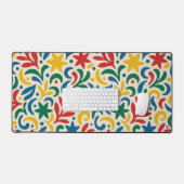 ミッドセンチュリーモダンバイオ丘紋様 デスクマット (キーボード&マウス)