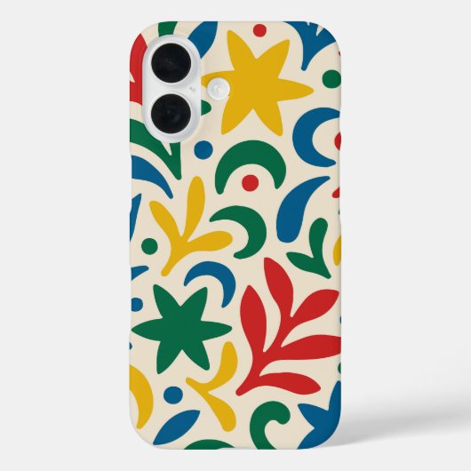 ミッドセンチュリーモダンバイオ丘紋様 Case-Mate iPhoneケース (裏面)