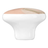 ミッドセンチュリーモダンパタオーガニックンテラコッタミント セラミックノブ (側面)