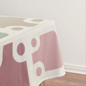 ミッドセンチュリーモダンパターンのクリスマス テーブルクロス (インサイチュ)