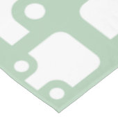 ミッドセンチュリーモダンパターンセージ緑2 テーブルクロス (アングル)