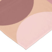 ミッドセンチュリーモダンパターンピーチファズ テーブルクロス (アングル)