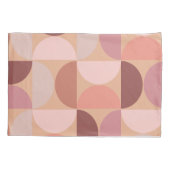 ミッドセンチュリーモダンパターンピーチファズ 枕カバー (裏面)