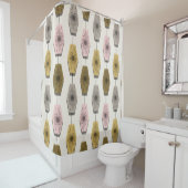 ミッドセンチュリーモダンパターン シャワーカーテン (インサイチュ)