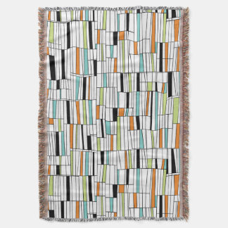 ミッドセンチュリーモダンパターン スローブランケット