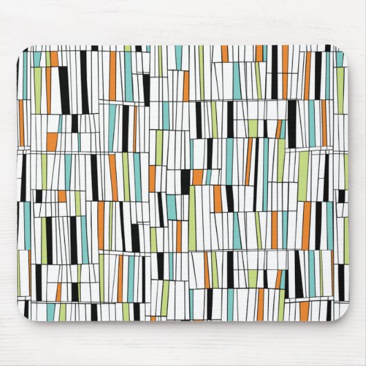 ミッドセンチュリーモダンパターン マウスパッド (正面)