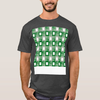 ミッドセンチュリーモダンパターン Tシャツ