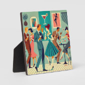 ミッドセンチュリーモダンパーティーザマルチニダンス フォトプラーク (正面)