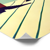 ミッドセンチュリーモダンパーティーザマルチニダンス ポスター (角)