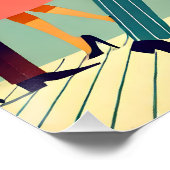 ミッドセンチュリーモダンパーティーザマルチニダンス ポスター (コーナー)