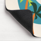 ミッドセンチュリーモダンパームオアシス マウスパッド (コーナー)