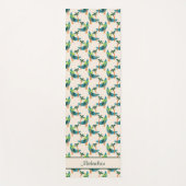 ミッドセンチュリーモダンパームオアシス ヨガマット (正面)