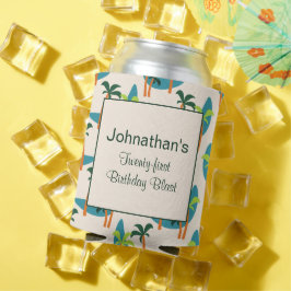 ミッドセンチュリーモダンパームオアシス 缶クーラー