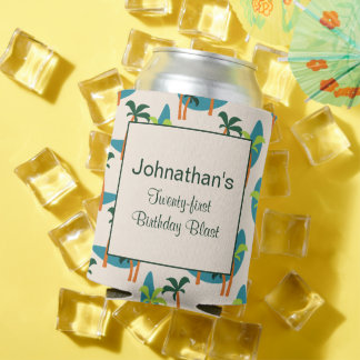 ミッドセンチュリーモダンパームオアシス 缶クーラー