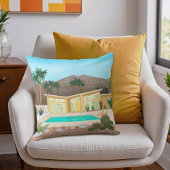 ミッドセンチュリーモダンパーム春プールハウス | クッション