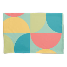 ミッドセンチュリーモダンビタースイートマスタードとオリーブ 枕カバー