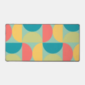 ミッドセンチュリーモダンビタースイートマスタードとオリーブT デスクマット (正面)