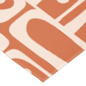 ミッドセンチュリーモダンピケ抽象芸術パターン テーブルクロス (アングル)