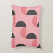 ミッドセンチュリーモダンピンクとグレー アクセントクッション (裏面(縦))