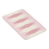 ミッドセンチュリーモダンピンクアーガイルフレキシブル磁石 マグネット (右側)