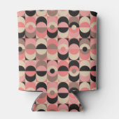 ミッドセンチュリーモダンピンク模様 缶クーラー (裏面)