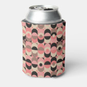 ミッドセンチュリーモダンピンク模様 缶クーラー (缶裏面)