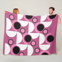 ミッドセンチュリーモダンピンク、黒と灰色