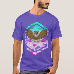 ミッドセンチュリーモダンフクロウ Tシャツ