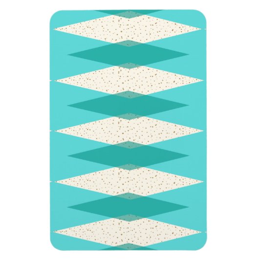 ミッドセンチュリーモダンフレキシアーガイルブル磁石 マグネット (縦)