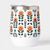 ミッドセンチュリーモダンフローラスカンジフォークパターン (右面)