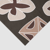 ミッドセンチュリーモダンフローラ幾何学 薄葉紙 (詳細)