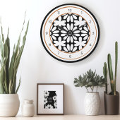 ミッドセンチュリーモダンフローラ ラージ壁時計