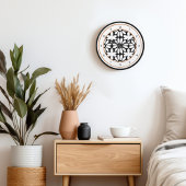 ミッドセンチュリーモダンフローラ ラージ壁時計