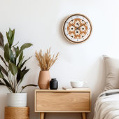 ミッドセンチュリーモダンフローラ 壁時計