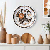 ミッドセンチュリーモダンフローラ 壁時計