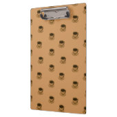 ミッドセンチュリーモダンブラウンコージーコーヒーカップ クリップボード (左)