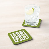 ミッドセンチュリーモダンブリーズブロックライムコースター コースター (右側)