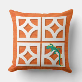 ミッドセンチュリーモダンブリーズブロックリザードピロー クッション