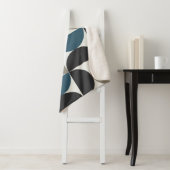 ミッドセンチュリーモダンブルーグレイ砲金 シェルパブランケット (インサイチュ)