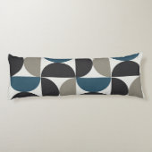 ミッドセンチュリーモダンブルーグレイ砲金 ボディピロー (裏面)