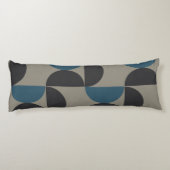 ミッドセンチュリーモダンブルーグレイ砲金 ボディピロー (裏面)