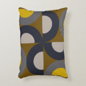 ミッドセンチュリーモダンブロンズマスタードサンダー アクセントクッション (正面(垂直))