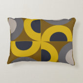 ミッドセンチュリーモダンブロンズマスタードサンダー アクセントクッション (裏面)