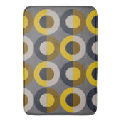 ミッドセンチュリーモダンブロンズマスタードサンダー バスマット (正面縦)