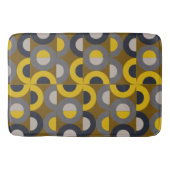 ミッドセンチュリーモダンブロンズマスタードサンダー バスマット (正面)