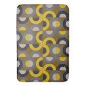 ミッドセンチュリーモダンブロンズマスタードサンダー バスマット (正面縦)