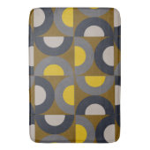 ミッドセンチュリーモダンブロンズマスタードサンダー バスマット (正面縦)