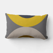 ミッドセンチュリーモダンブロンズマスタードサンダー ランバークッション (裏面)